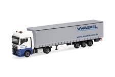 Herpa 321235 - H0 - MAN Gardinen-Sattelzug TGX GX Wasel